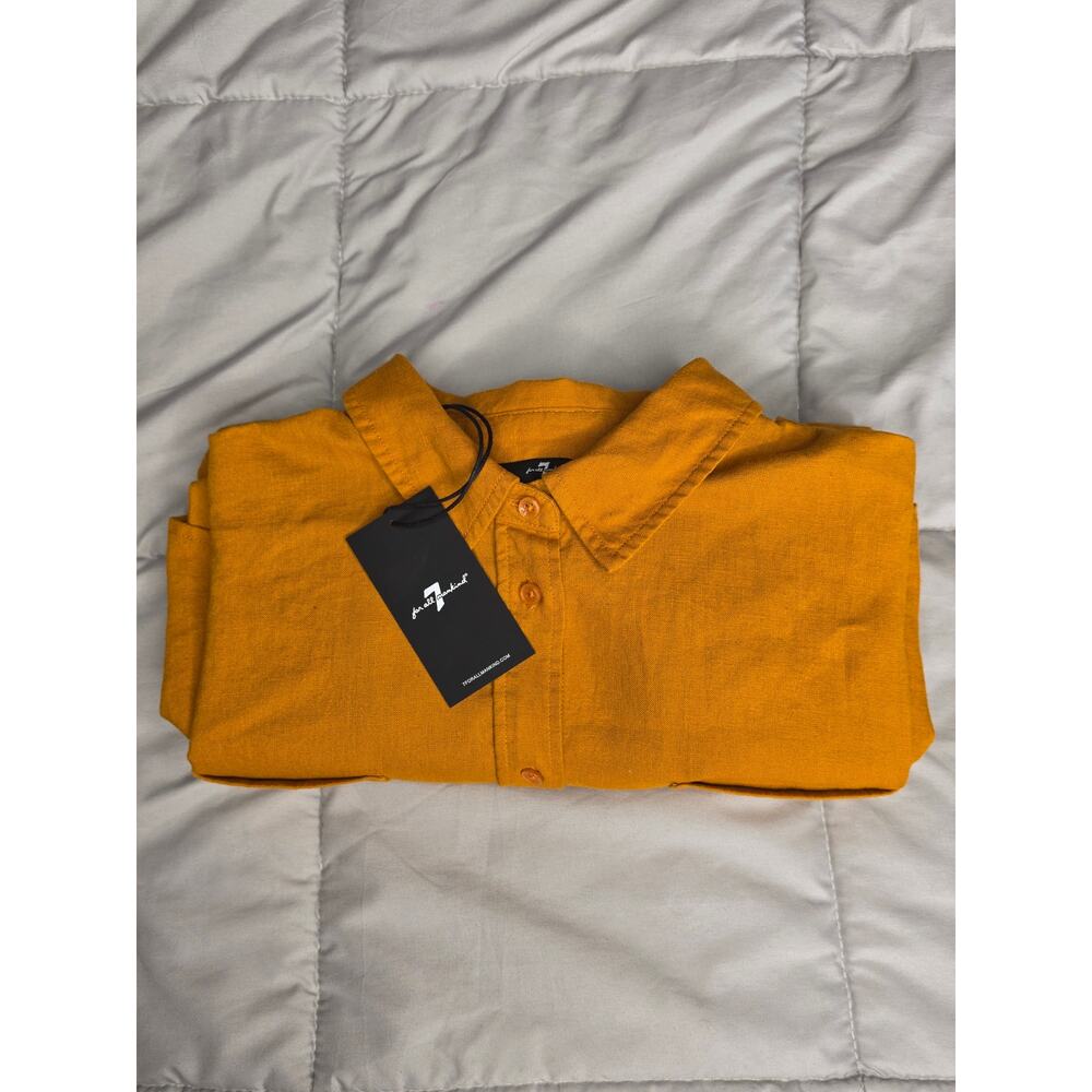 7 For All Mankind Button Down Shirt - Picture 6 of 7